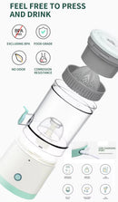 EXPRIMIDOR DE NARANJA PORTATIL Y ELECTRICO