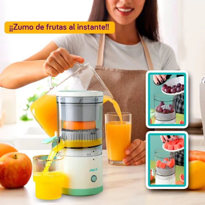 EXPRIMIDOR DE NARANJA ELECTRICO Y PORTATIL